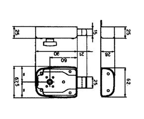 Cisa bijzetslot 54340